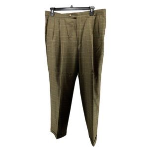 Berle Wool Dress pants 38/30 French cuff Men A1Condition